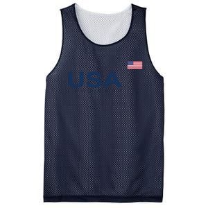 Usa Lacrosse Flag Gift Mesh Reversible Basketball Jersey Tank