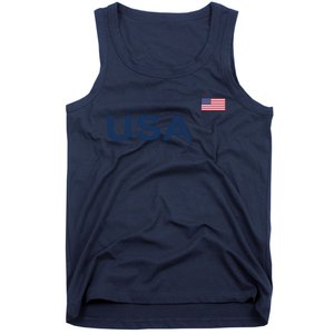 Usa Lacrosse Flag Gift Tank Top