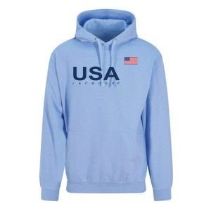 Usa Lacrosse Flag Gift Unisex Surf Hoodie