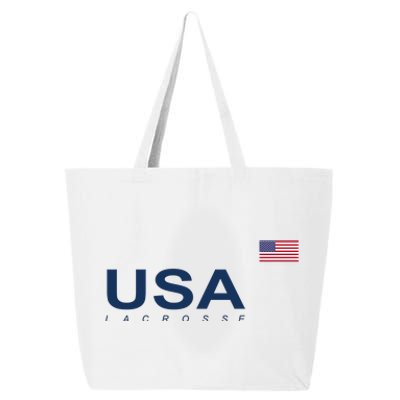 Usa Lacrosse Flag Gift 25L Jumbo Tote