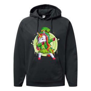 Unicorn Leprechaun Hat Costume Dabbing Dance Performance Fleece Hoodie