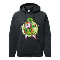 Unicorn Leprechaun Hat Costume Dabbing Dance Performance Fleece Hoodie