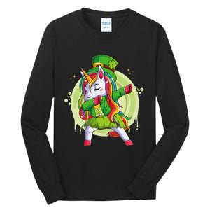 Unicorn Leprechaun Hat Costume Dabbing Dance Tall Long Sleeve T-Shirt