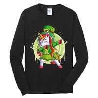 Unicorn Leprechaun Hat Costume Dabbing Dance Tall Long Sleeve T-Shirt