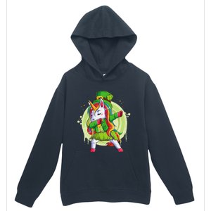 Unicorn Leprechaun Hat Costume Dabbing Dance Urban Pullover Hoodie