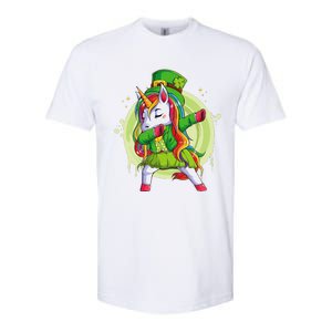 Unicorn Leprechaun Hat Costume Dabbing Dance Softstyle CVC T-Shirt