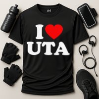 UTA Love Heart College University Alumni Cooling Performance Crew T-Shirt