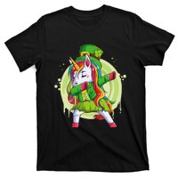 Unicorn Leprechaun Hat Costume Dabbing Dance T-Shirt