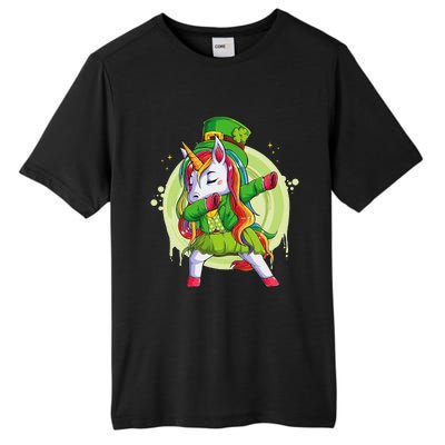 Unicorn Leprechaun Hat Costume Dabbing Dance Tall Fusion ChromaSoft Performance T-Shirt