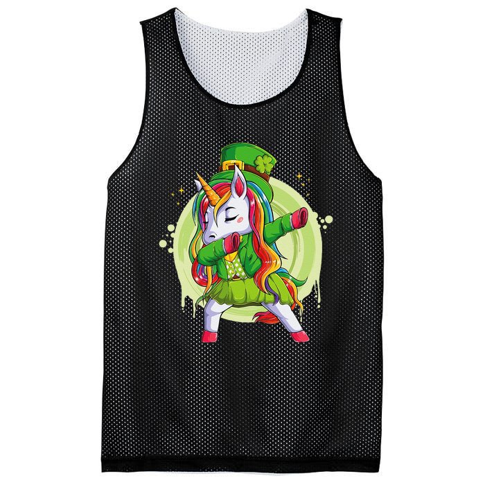 Unicorn Leprechaun Hat Costume Dabbing Dance Mesh Reversible Basketball Jersey Tank