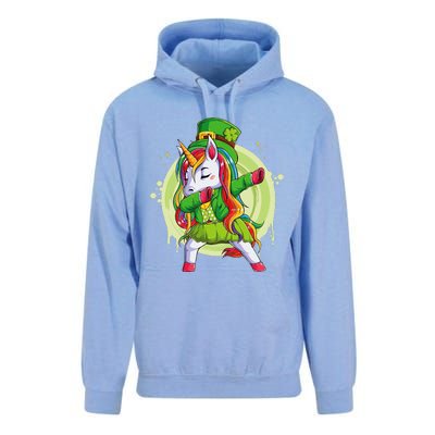 Unicorn Leprechaun Hat Costume Dabbing Dance Unisex Surf Hoodie