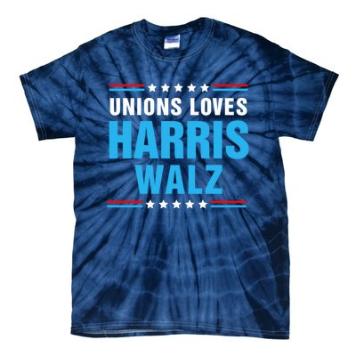 Unions Loves Harris Walz Uaw For Kamala Tie-Dye T-Shirt