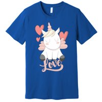 Unicorn Love Heart Valentine's Day Gift Gift Premium T-Shirt