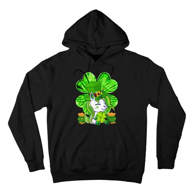 Unicorn Leprechaun Lepricorn Shamrock St Patricks Day Hoodie