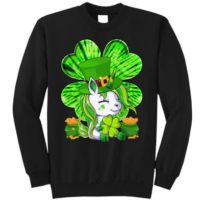 Unicorn Leprechaun Lepricorn Shamrock St Patricks Day Sweatshirt