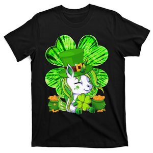 Unicorn Leprechaun Lepricorn Shamrock St Patricks Day T-Shirt