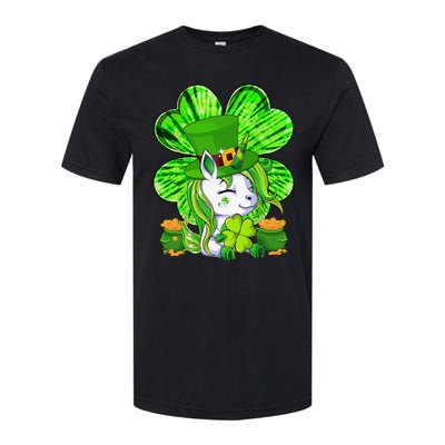 Unicorn Leprechaun Lepricorn Shamrock St Patricks Day Softstyle CVC T-Shirt