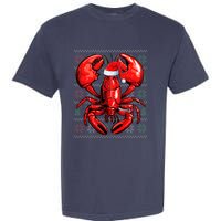 Ugly Lobster Lover Wearing Santa Hat Xmas Lobster Christmas Garment-Dyed Heavyweight T-Shirt