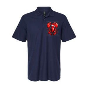 Ugly Lobster Lover Wearing Santa Hat Xmas Lobster Christmas Softstyle Adult Sport Polo