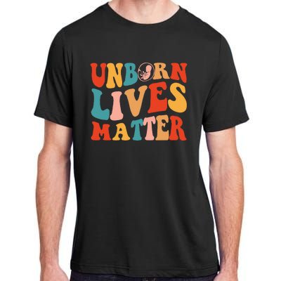 Unborn Lives Matter Anti Rights Prolife Adult ChromaSoft Performance T-Shirt