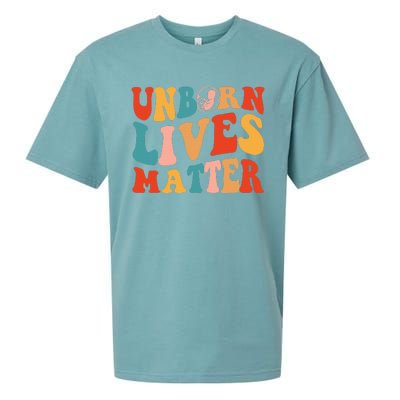 Unborn Lives Matter Anti Rights Prolife Sueded Cloud Jersey T-Shirt