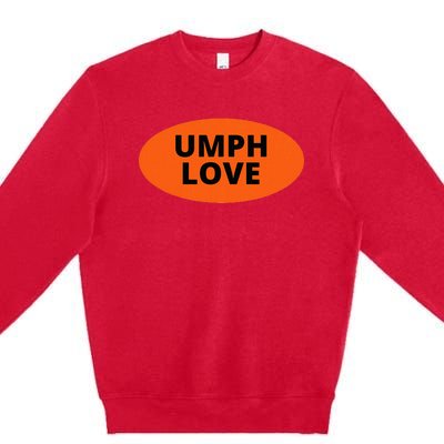 Umph Love Midwest Jamband Concert Sticker Premium Crewneck Sweatshirt