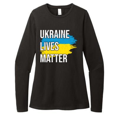 Ukraine Lives Matter Womens CVC Long Sleeve Shirt