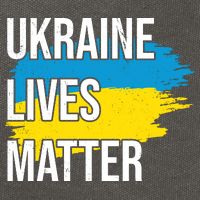 Ukraine Lives Matter Cotton Canvas Backpack