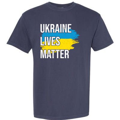 Ukraine Lives Matter Garment-Dyed Heavyweight T-Shirt