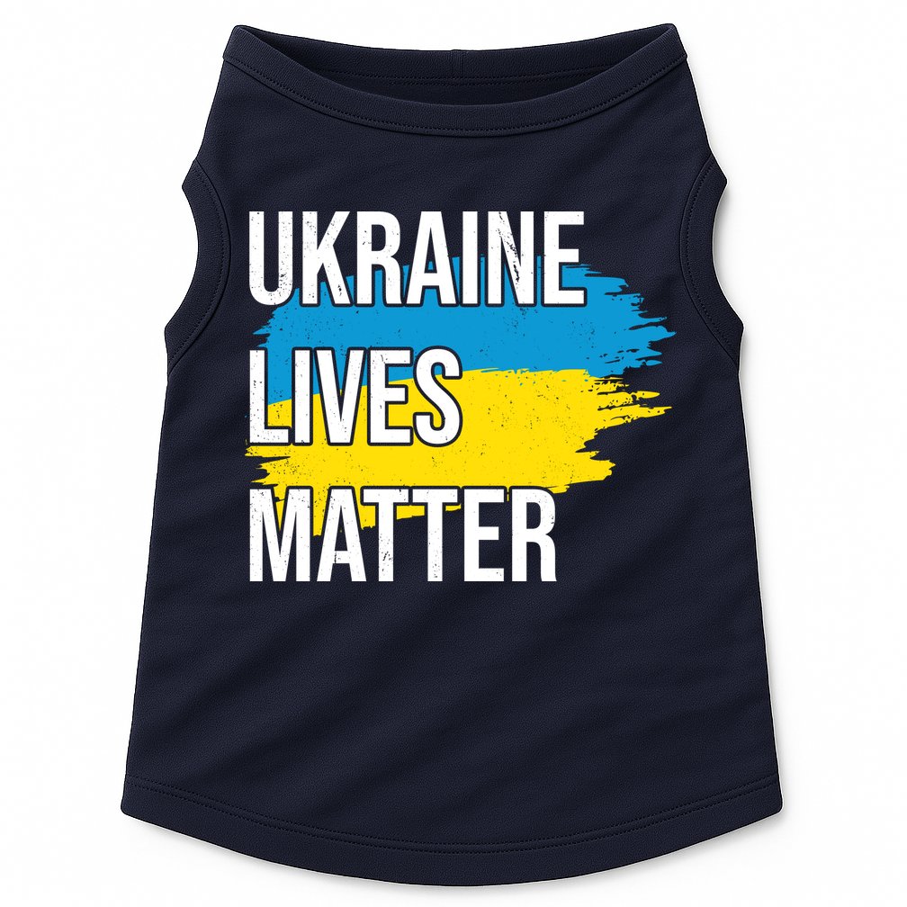 Ukraine Lives Matter Doggie Tank