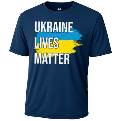 Ukraine Lives Matter Cooling Performance Crew T-Shirt