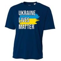 Ukraine Lives Matter Cooling Performance Crew T-Shirt