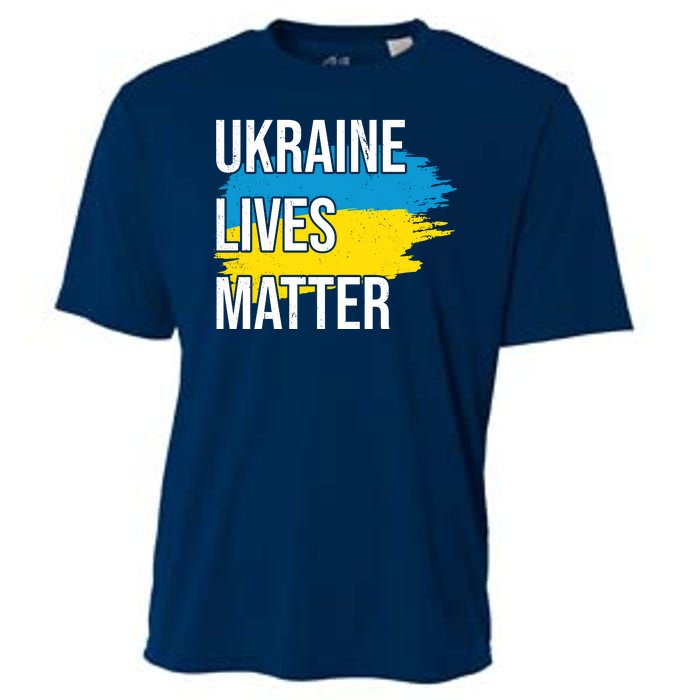 Ukraine Lives Matter Cooling Performance Crew T-Shirt