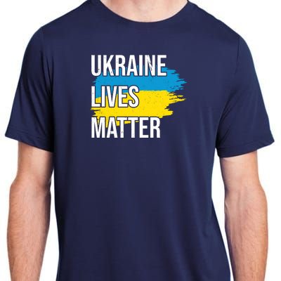 Ukraine Lives Matter Adult ChromaSoft Performance T-Shirt