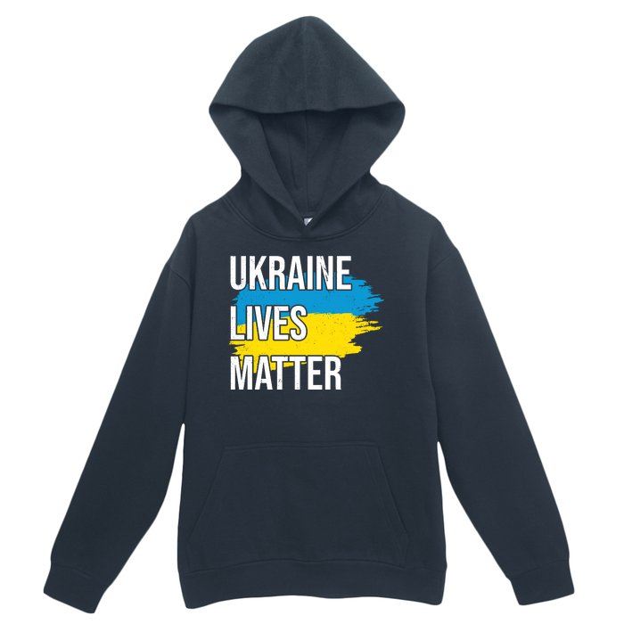 Ukraine Lives Matter Urban Pullover Hoodie