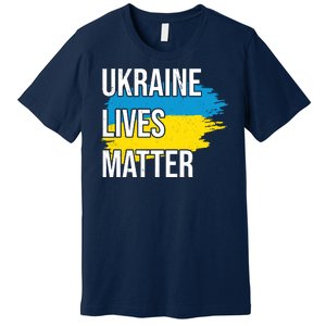 Ukraine Lives Matter Premium T-Shirt