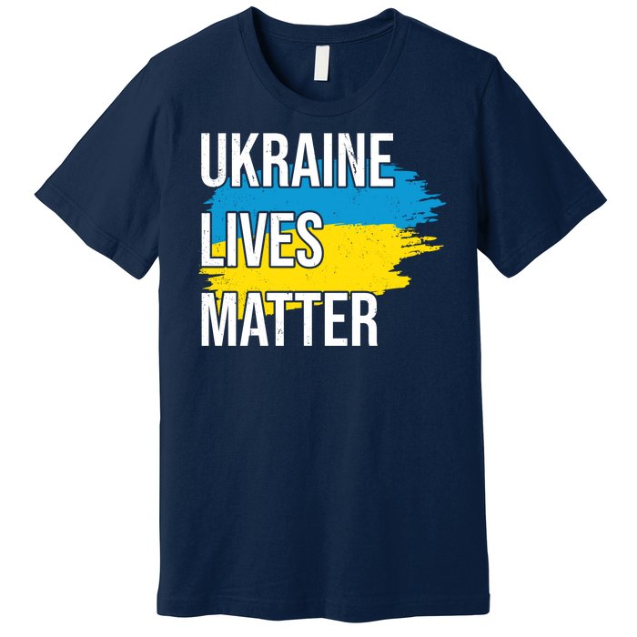 Ukraine Lives Matter Premium T-Shirt