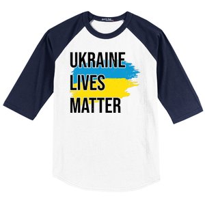 Ukraine Lives Matter Baseball Sleeve Shirt