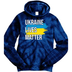 Ukraine Lives Matter Tie Dye Hoodie