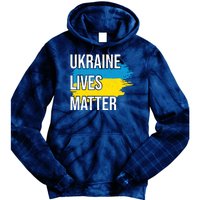 Ukraine Lives Matter Tie Dye Hoodie