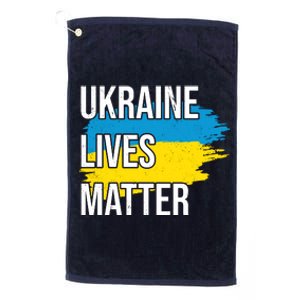 Ukraine Lives Matter Platinum Collection Golf Towel