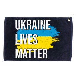 Ukraine Lives Matter Grommeted Golf Towel