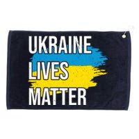 Ukraine Lives Matter Grommeted Golf Towel