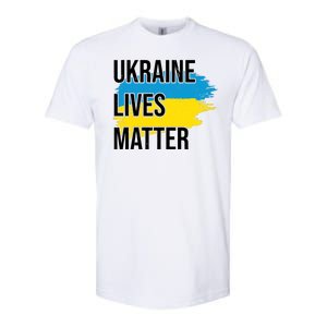 Ukraine Lives Matter Softstyle CVC T-Shirt