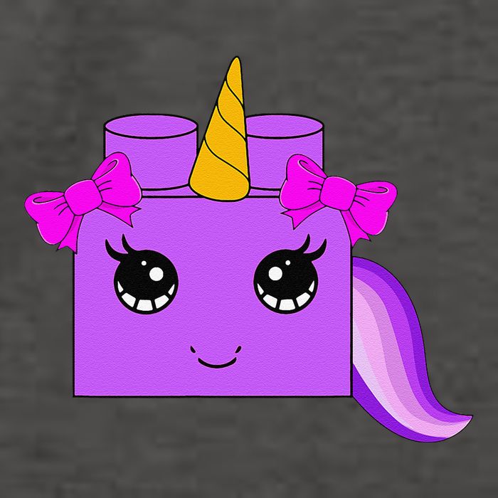 Unicorn Lover Master Builder Block Brick Building Vector Backpack