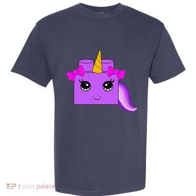 Unicorn Lover Master Builder Block Brick Building Garment-Dyed Heavyweight T-Shirt