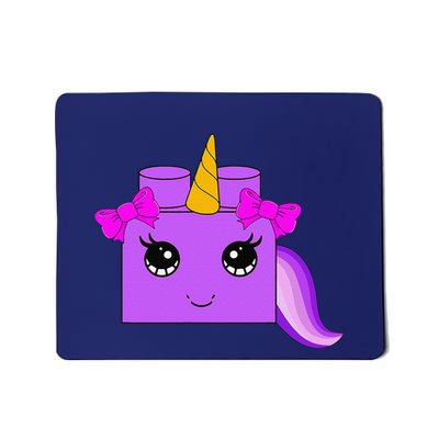 Unicorn Lover Master Builder Block Brick Building Mousepad