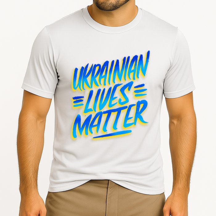 Ukrainian Lives Matter Cooling Performance Crew T-Shirt