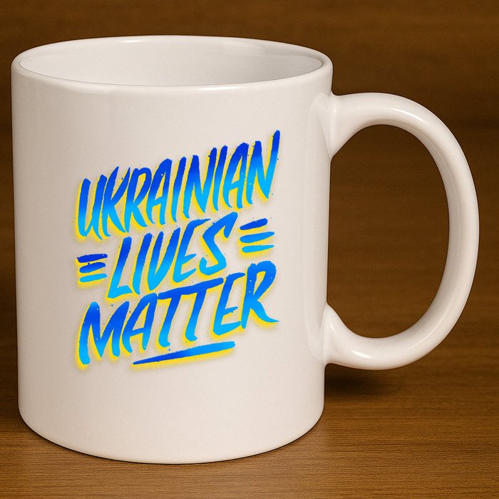 Ukrainian Lives Matter 11oz C Handle Ceramic Mug