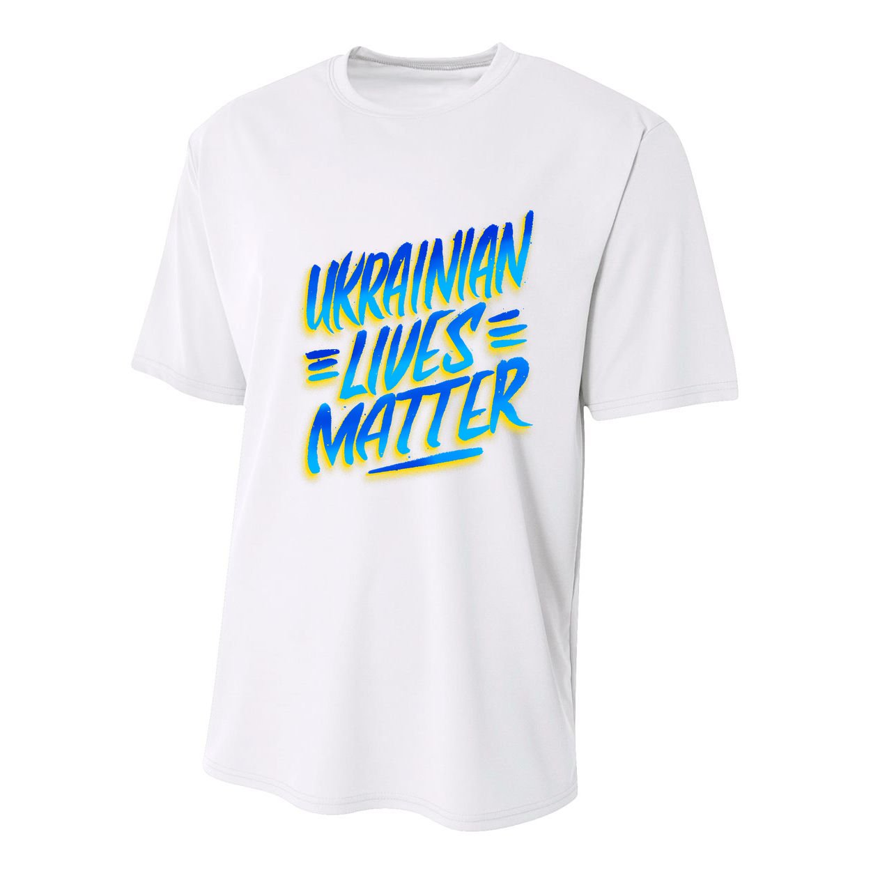 Ukrainian Lives Matter Youth Performance Sprint T-Shirt
